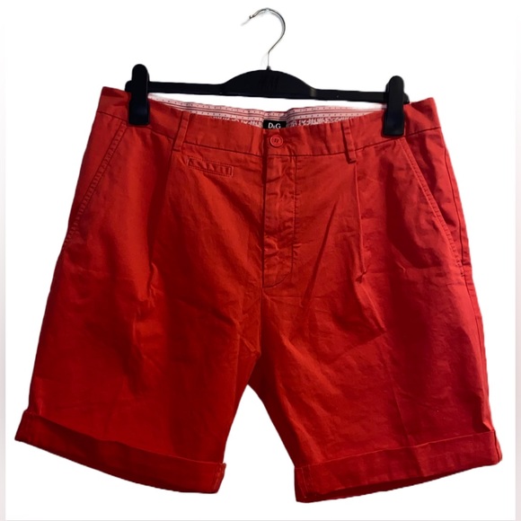 Dolce & Gabbana Other - DOLCE & GABBANA RED SHORTS MEN SIZE 52